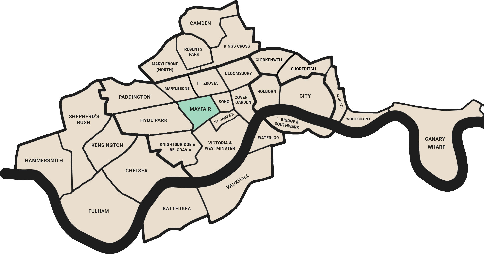 Flux HQ - London Office Price Map